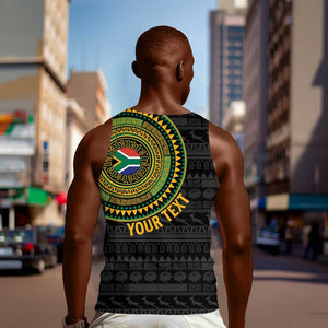 Personalised South Africa African Tribal Pattern Men Tank Top Chest Arm Tattoo