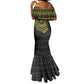 Personalised South Africa African Tribal Pattern Mermaid Dress Chest Arm Tattoo