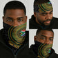 Personalised South Africa African Tribal Pattern Neck Gaiter Chest Arm Tattoo LT15