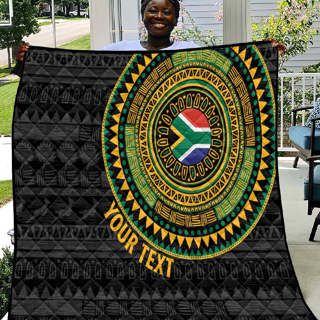 Personalised South Africa African Tribal Pattern Quilt Chest Arm Tattoo