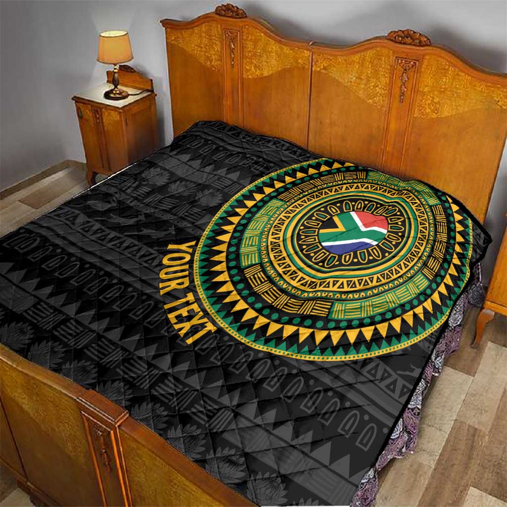 Personalised South Africa African Tribal Pattern Quilt Chest Arm Tattoo