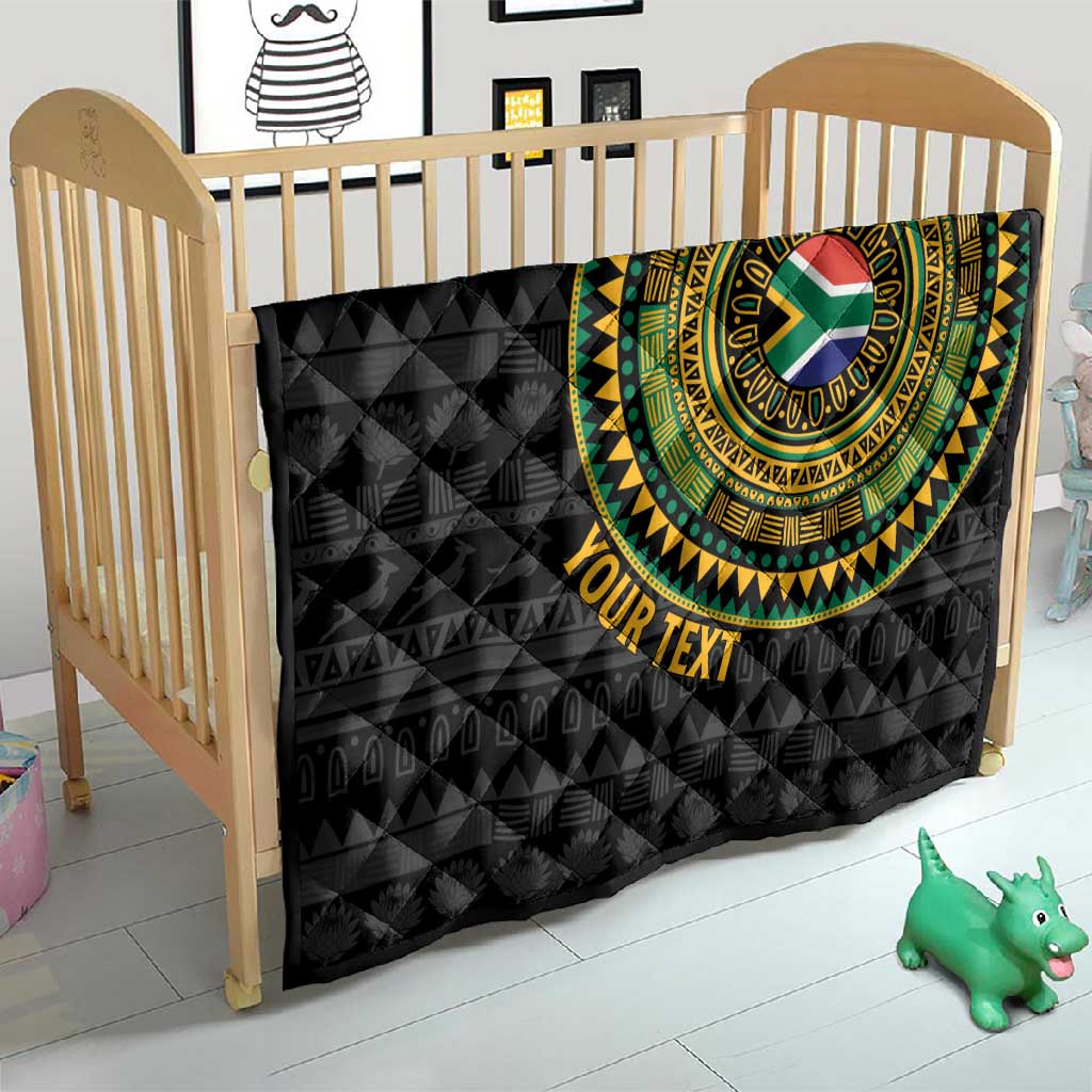 Personalised South Africa African Tribal Pattern Quilt Chest Arm Tattoo