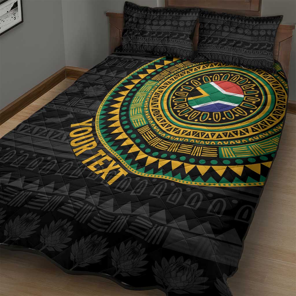 Personalised South Africa African Tribal Pattern Quilt Bed Set Chest Arm Tattoo