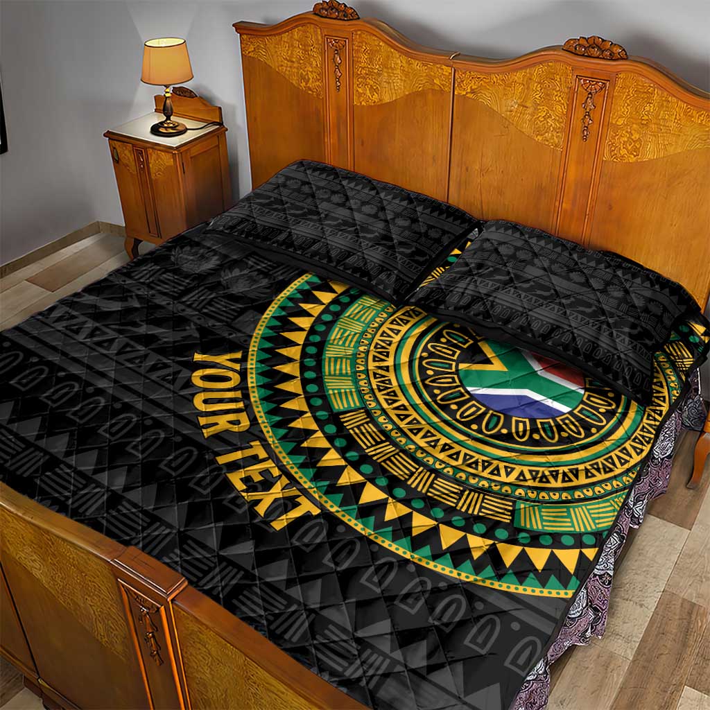 Personalised South Africa African Tribal Pattern Quilt Bed Set Chest Arm Tattoo