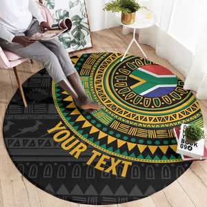 Personalised South Africa African Tribal Pattern Round Carpet Chest Arm Tattoo