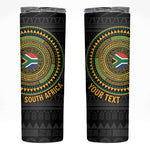 Personalised South Africa African Tribal Pattern Skinny Tumbler Chest Arm Tattoo