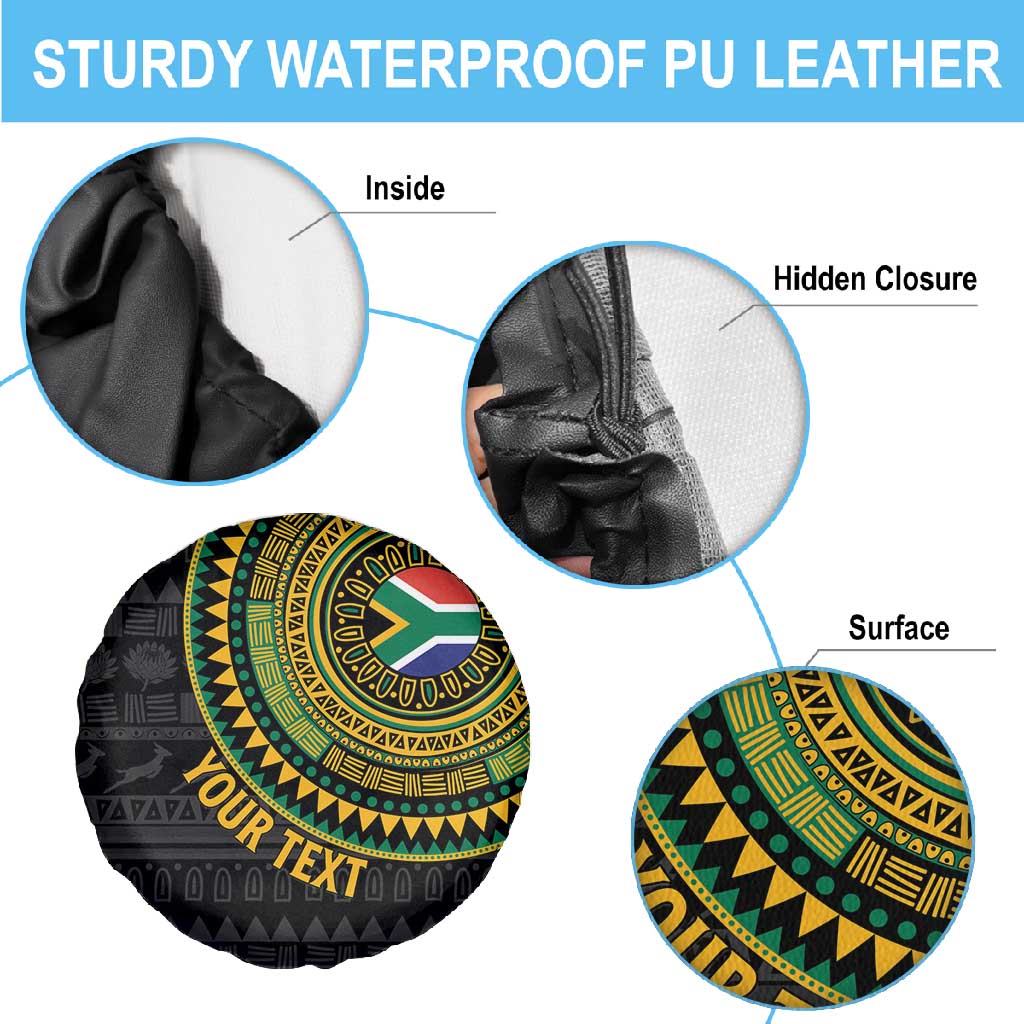 Personalised South Africa African Tribal Pattern Spare Tire Cover Chest Arm Tattoo