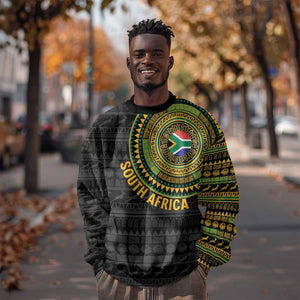 Personalised South Africa African Tribal Pattern Sweatshirt Chest Arm Tattoo