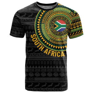 Personalised South Africa African Tribal Pattern T shirt Chest Arm Tattoo