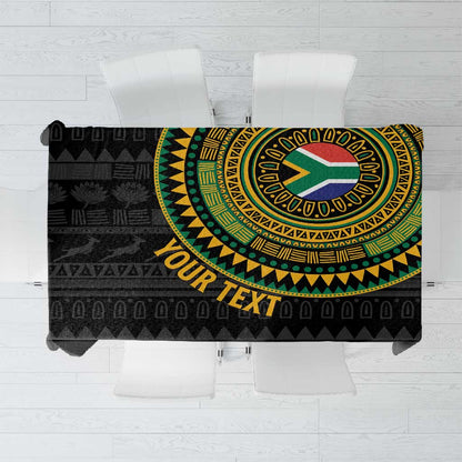 Personalised South Africa African Tribal Pattern Tablecloth Chest Arm Tattoo