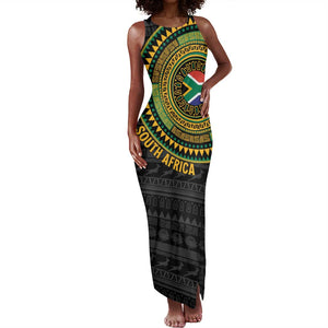 Personalised South Africa African Tribal Pattern Tank Maxi Dress Chest Arm Tattoo