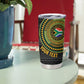 Personalised South Africa African Tribal Pattern Tumbler Cup Chest Arm Tattoo