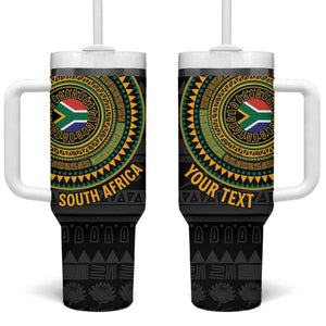 Personalised South Africa African Tribal Pattern Tumbler With Handle Chest Arm Tattoo