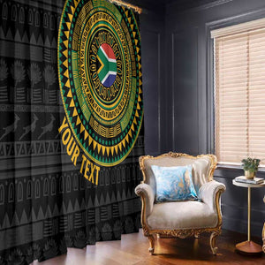 Personalised South Africa African Tribal Pattern Window Curtain Chest Arm Tattoo