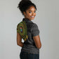 Personalised South Africa African Tribal Pattern Women Polo Shirt Chest Arm Tattoo