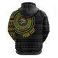 Personalised South Africa African Tribal Pattern Zip Hoodie Chest Arm Tattoo