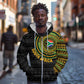 Personalised South Africa African Tribal Pattern Zip Hoodie Chest Arm Tattoo