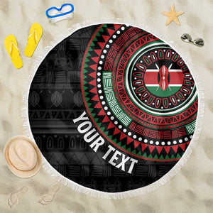 Personalised Kenya African Tribal Pattern Beach Blanket Chest Arm Tattoo