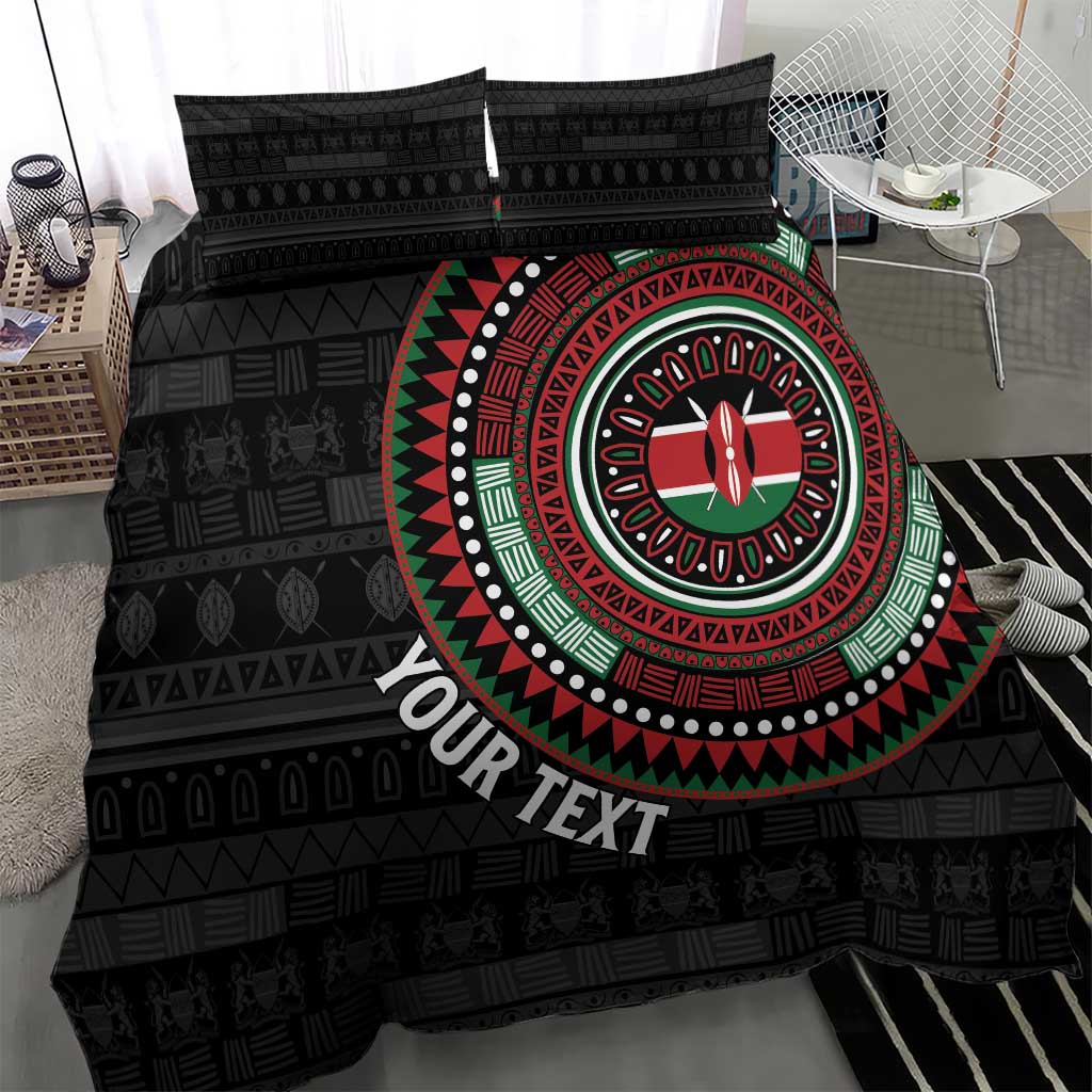 Personalised Kenya African Tribal Pattern Bedding Set Chest Arm Tattoo