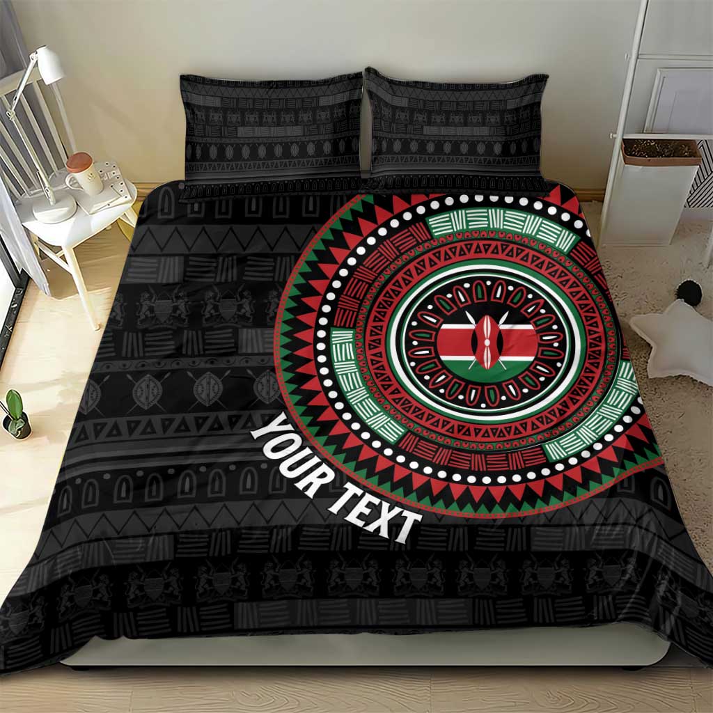 Personalised Kenya African Tribal Pattern Bedding Set Chest Arm Tattoo