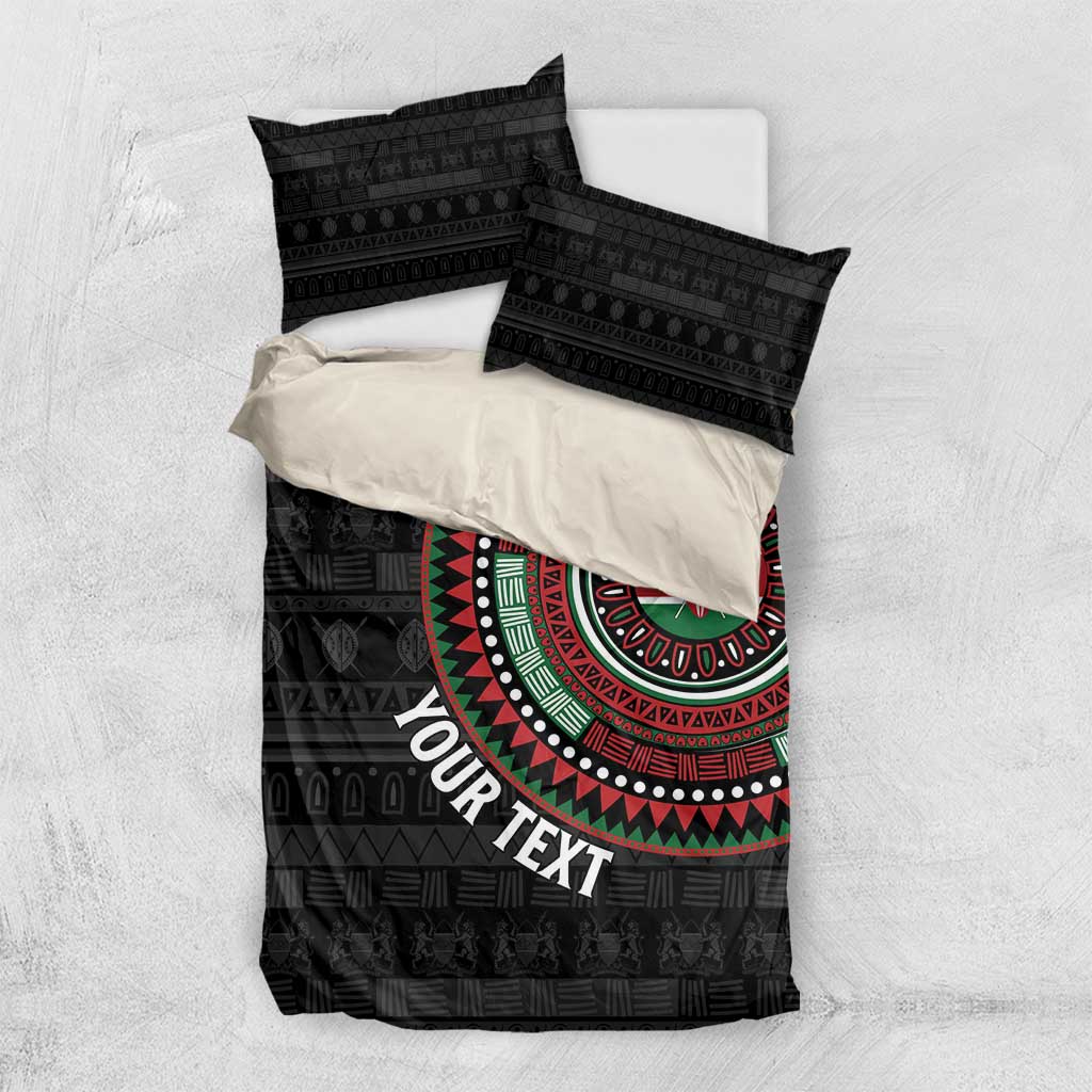 Personalised Kenya African Tribal Pattern Bedding Set Chest Arm Tattoo