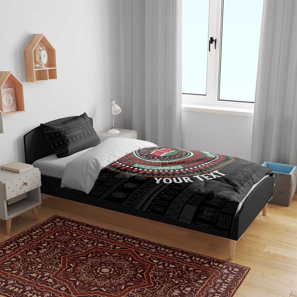 Personalised Kenya African Tribal Pattern Bedding Set Chest Arm Tattoo