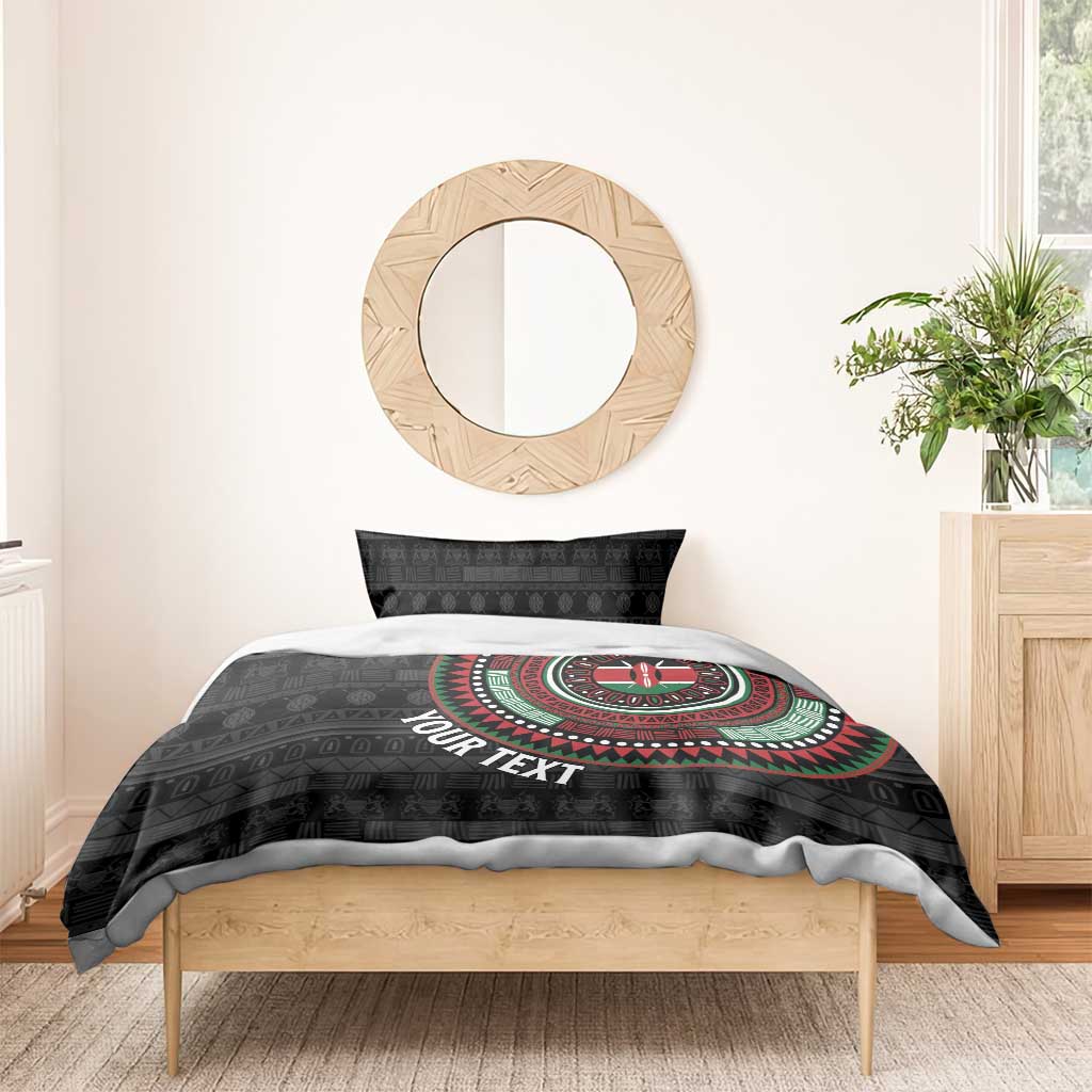 Personalised Kenya African Tribal Pattern Bedding Set Chest Arm Tattoo