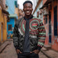 Personalised Kenya African Tribal Pattern Bomber Jacket Chest Arm Tattoo