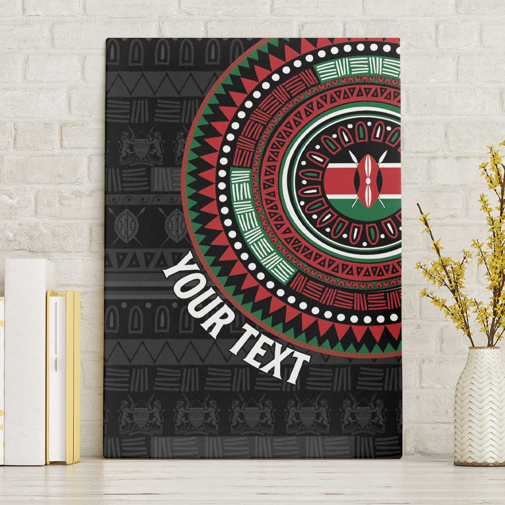 Personalised Kenya African Tribal Pattern Canvas Wall Art Chest Arm Tattoo