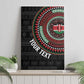 Personalised Kenya African Tribal Pattern Canvas Wall Art Chest Arm Tattoo