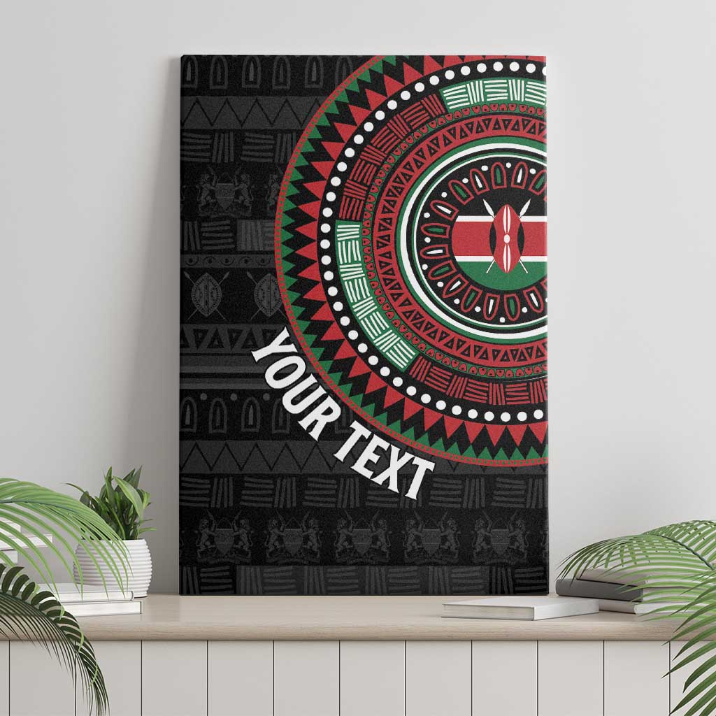 Personalised Kenya African Tribal Pattern Canvas Wall Art Chest Arm Tattoo