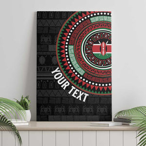 Personalised Kenya African Tribal Pattern Canvas Wall Art Chest Arm Tattoo
