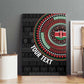 Personalised Kenya African Tribal Pattern Canvas Wall Art Chest Arm Tattoo