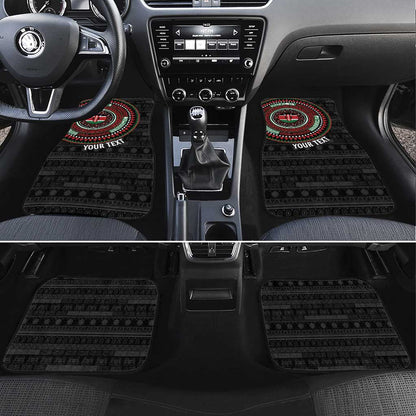Personalised Kenya African Tribal Pattern Car Mats Chest Arm Tattoo