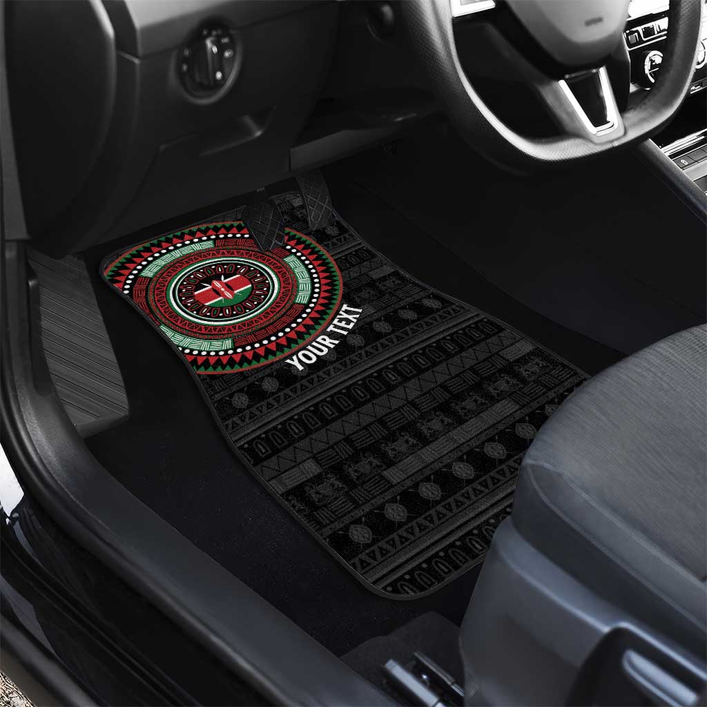 Personalised Kenya African Tribal Pattern Car Mats Chest Arm Tattoo