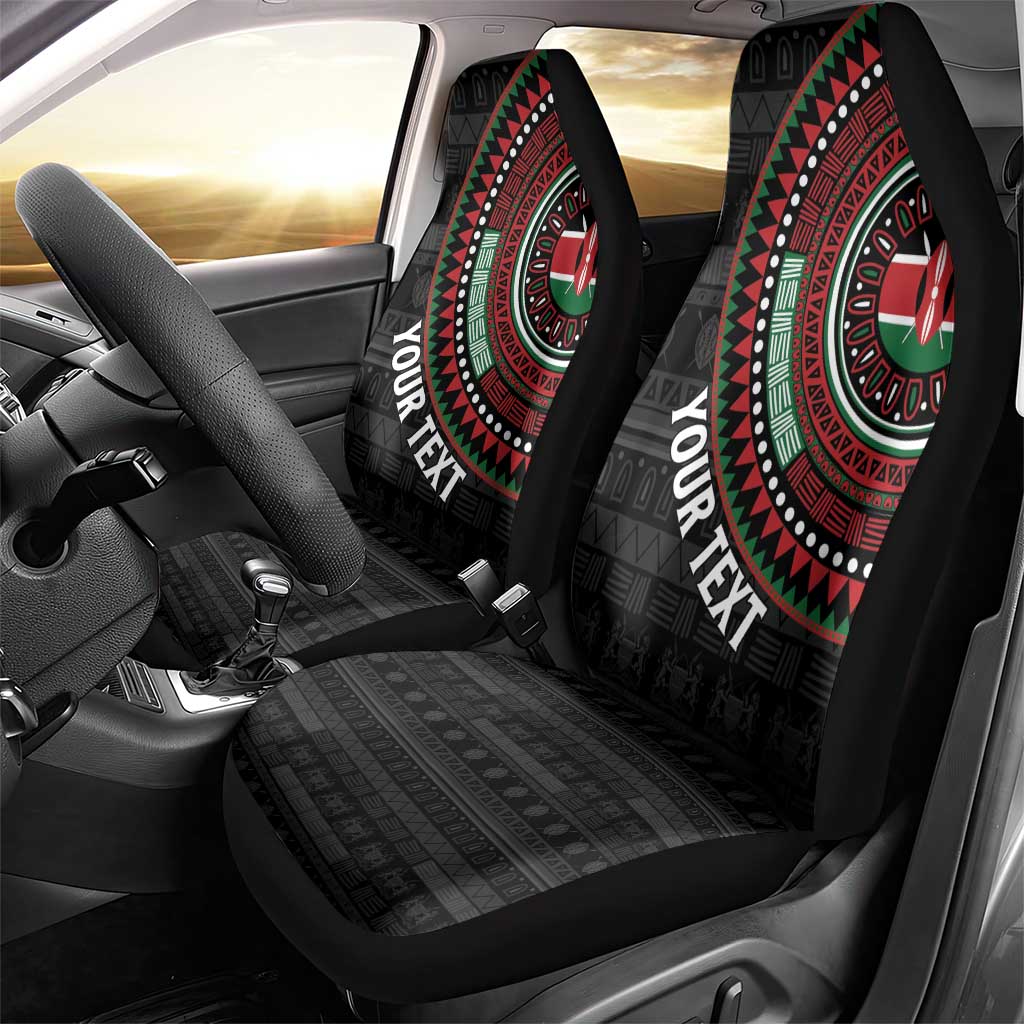 Personalised Kenya African Tribal Pattern Car Seat Cover Chest Arm Tattoo