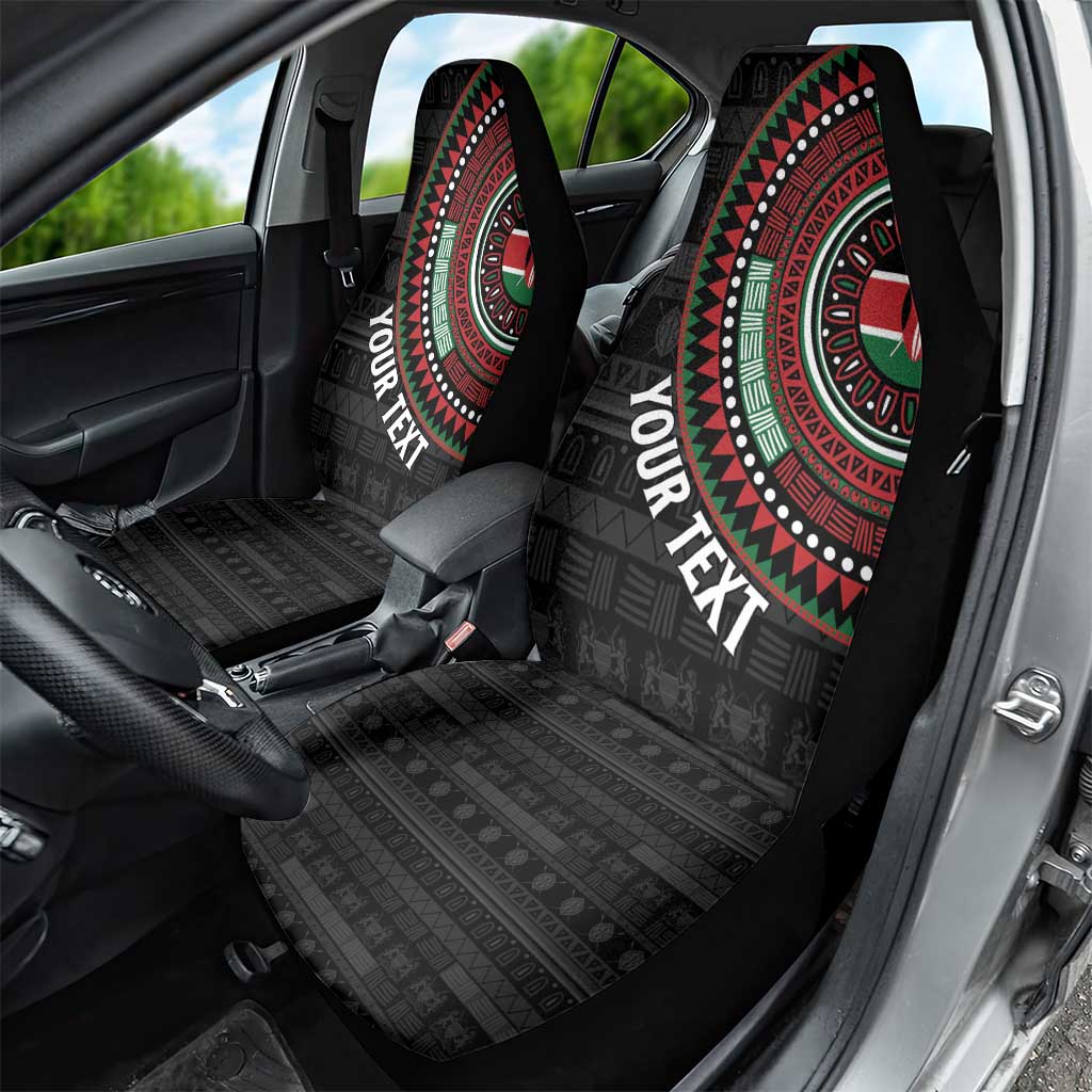 Personalised Kenya African Tribal Pattern Car Seat Cover Chest Arm Tattoo