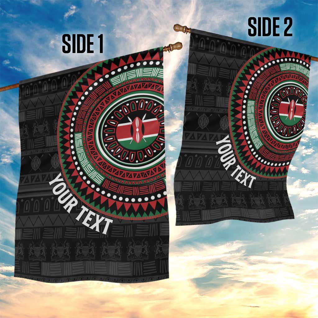 Personalised Kenya African Tribal Pattern Garden Flag Chest Arm Tattoo