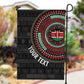 Personalised Kenya African Tribal Pattern Garden Flag Chest Arm Tattoo