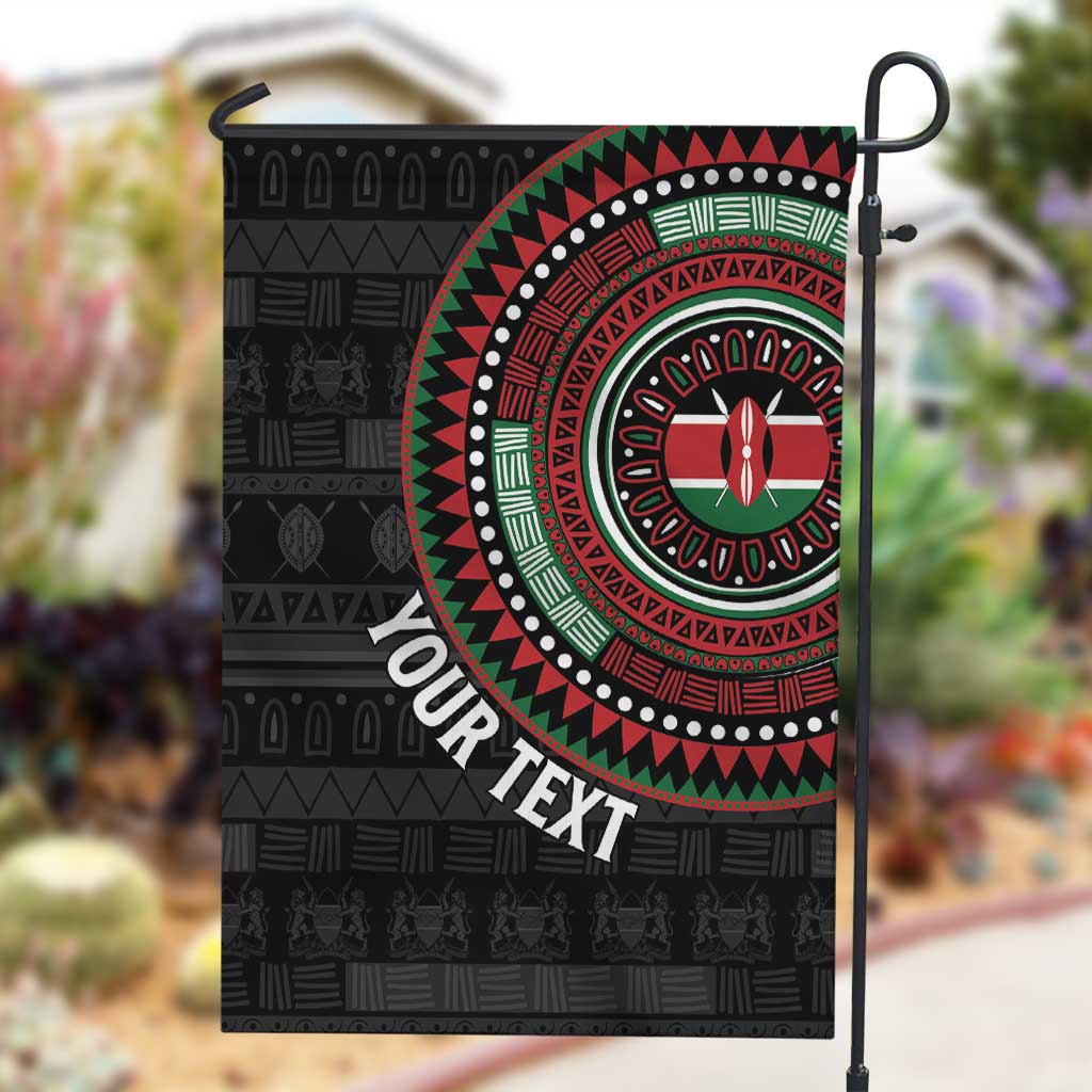 Personalised Kenya African Tribal Pattern Garden Flag Chest Arm Tattoo