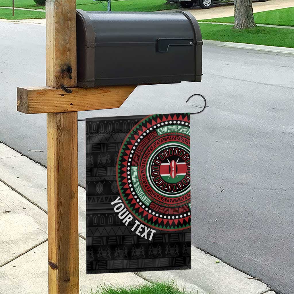 Personalised Kenya African Tribal Pattern Garden Flag Chest Arm Tattoo