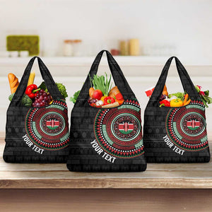 Personalised Kenya African Tribal Pattern Grocery Bag Chest Arm Tattoo