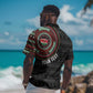 Personalised Kenya African Tribal Pattern Hawaiian Shirt Chest Arm Tattoo