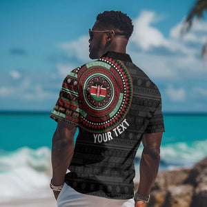 Personalised Kenya African Tribal Pattern Hawaiian Shirt Chest Arm Tattoo