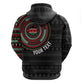 Personalised Kenya African Tribal Pattern Hoodie Chest Arm Tattoo