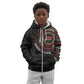 Personalised Kenya African Tribal Pattern Kid Hoodie Chest Arm Tattoo