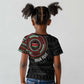 Personalised Kenya African Tribal Pattern Kid T shirt Chest Arm Tattoo