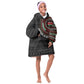 Personalised Kenya African Tribal Pattern Kid Wearable Blanket Hoodie Chest Arm Tattoo