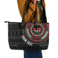Personalised Kenya African Tribal Pattern Leather Tote Bag Chest Arm Tattoo