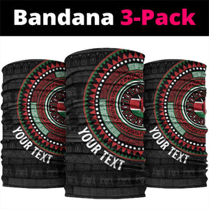 Personalised Kenya African Tribal Pattern Neck Gaiter Chest Arm Tattoo LT15